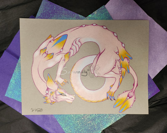 Pink drake original art