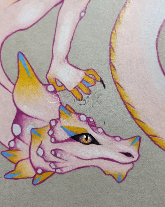 Pink drake original art