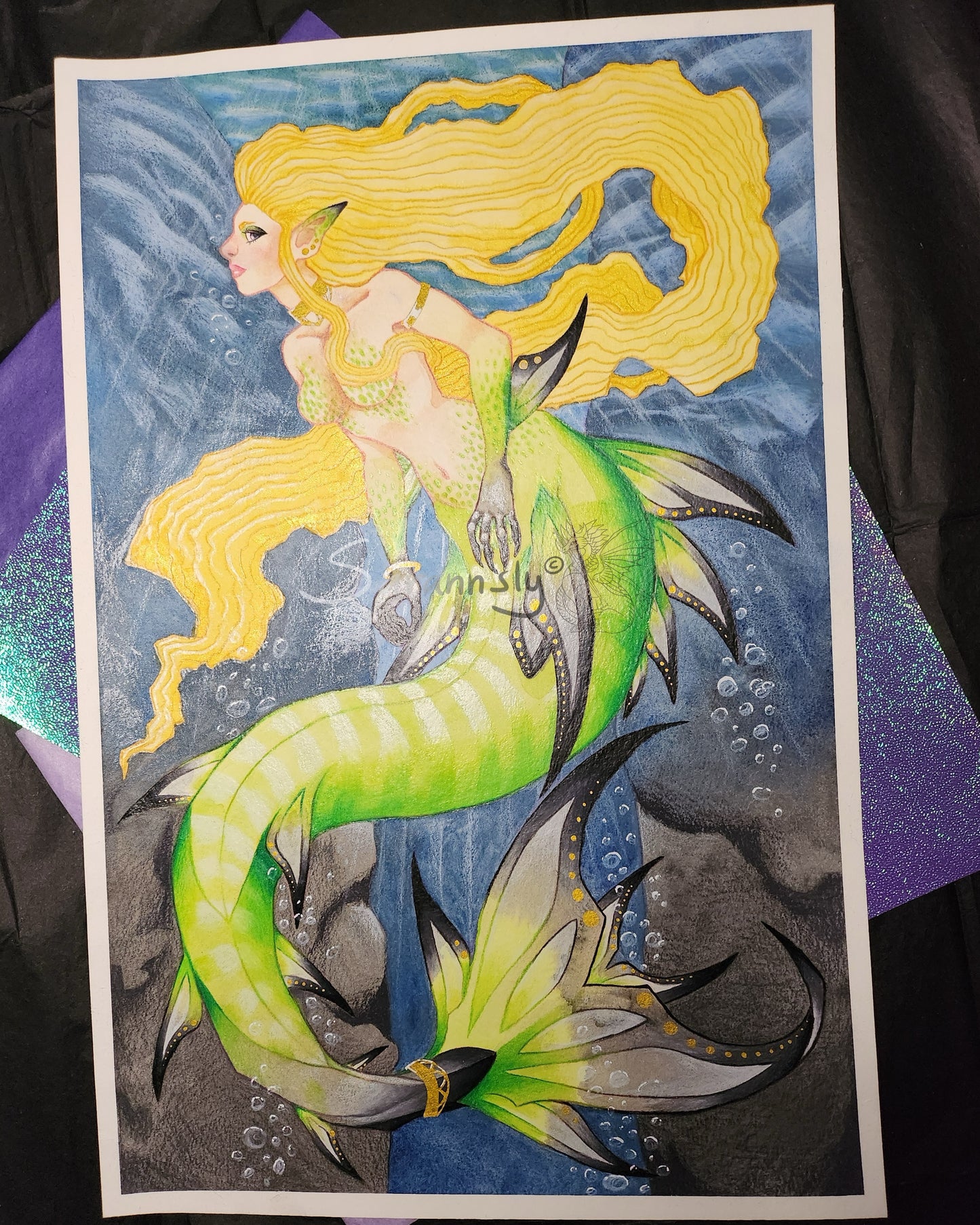 Mermaid original art