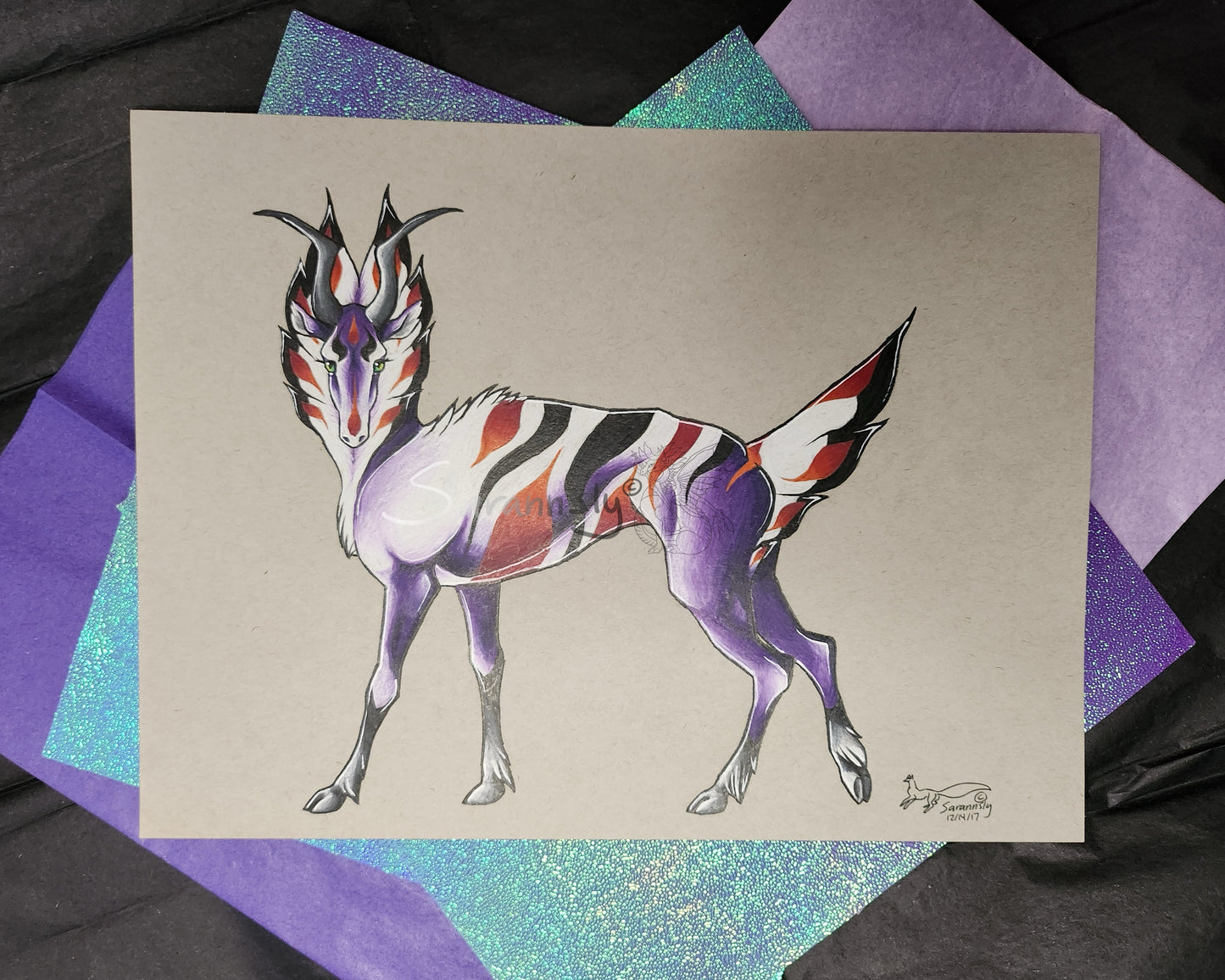 Deer creature original art