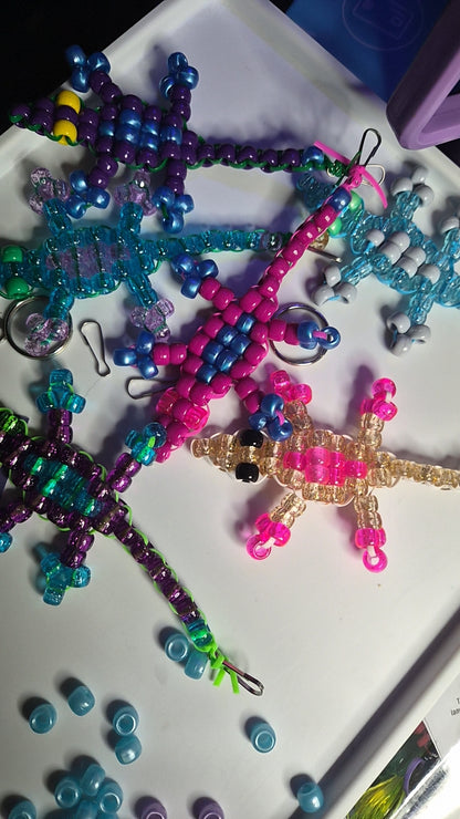 Custom Lizard keychain/charm